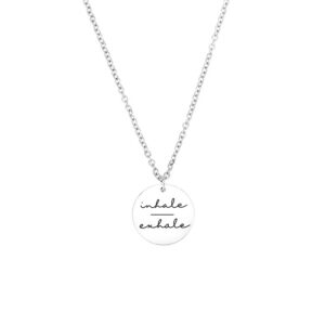Colgante Halo Acero Inoxidable Plateado