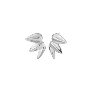 Pendientes Dalia Acero Inoxidable Plateado